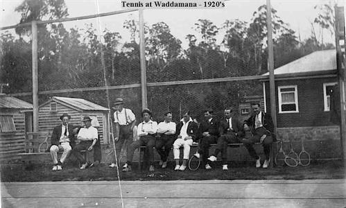 1920年代Waddamana的网球